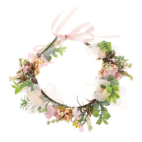 Totority Hochzeitsblumenkranz für Künstlicher Blumenkragen für Haustiere Stilvolles Halsband für Hochzeiten Festliche Anlässe und Fotoshootings und Bequem Tragbar von Totority