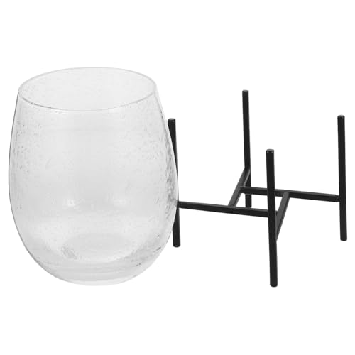 Totority Hydroponik Pflanzenvermehrungshalter Vase - Terrarienglas DIY Japanische Blumenarrangement Kleine Blumenvasen Alte Vase Glasgefäße Für Pflanzen Tischvase Glas Transparent von Totority