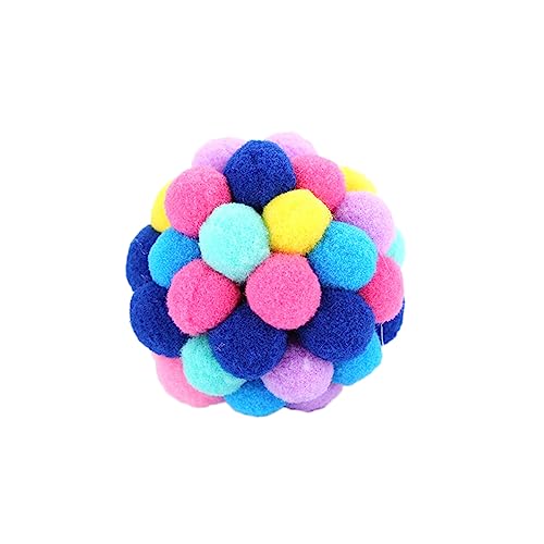 Totority Katzenglockenkugeln Handgefertigte Spielzeuge für Katzen mit Eingebauter Glocke für Interaktives Fördert Training und Spaß Zufällige Totority Katzenglockenkugeln Handgefertigte Spielzeuge für Katzen mit Eingebauter Glocke für Interaktives Fördert Training und Spaß Zufällige von Totority