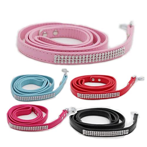 Totority PU Hundeleine mit Funkelnden Strasssteinen Flexible Trainingsleine für Katzen Spazieren Joggen für Outdoor Aktivitäten Totority PU Hundeleine mit Funkelnden Strasssteinen Flexible Trainingsleine für Katzen Spazieren Joggen für Outdoor Aktivitäten von Totority