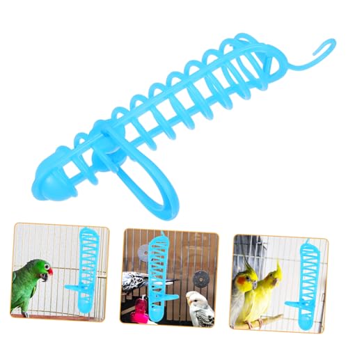 Totority Papagei Rack Hängendes Futtergestell Für Papageien Mit Sicherheitsschloss Zu Installieren Für Nymphensittiche Und Conures von Totority