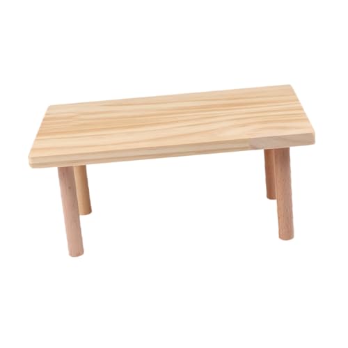 Totority Plattform für Hamster kletterndes Hamsterspielzeug Kletterspielzeug für Hamster Hamsterständer Zubehör für Eichhörnchenkäfige Hamsterspielplatz Klettergerüste für Hamster Holz von Totority