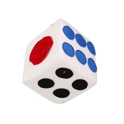 Totority Plüschtier Zur Bereicherung Von Hunden Schnüffelspielzeug Für Haustiere Welpenspielzeug Hundespielzeug Hundewürfel Puzzle- Für Hunde Spielzeughund Weiß von Totority