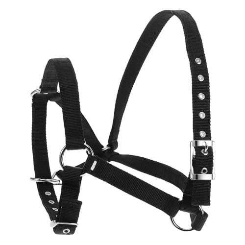Totority Reitsport Trainingsbedarf Verstellbarer Schafhalfter Mini Eselhalfter Sportkopfseil Ziegenhalfter Pferdehalfterseile Abreißhalfter Für Pferde Gepolsterter Pferdehalfter Schwarzes von Totority