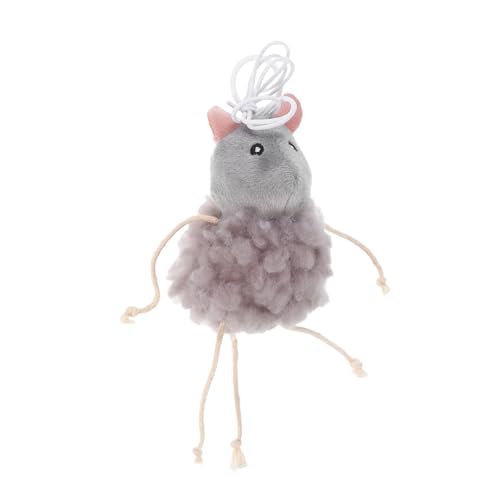 Totority Simulation Necken Katzenstick Hängende Katzenspielzeuge Innenräume Horror -katzenspielzeug Interaktives Katzenspielzeug Dangle Cat Toy Garn Grey Totority Simulation Necken Katzenstick Hängende Katzenspielzeuge Innenräume Horror -katzenspielzeug Interaktives Katzenspielzeug Dangle Cat Toy Garn Grey von Totority