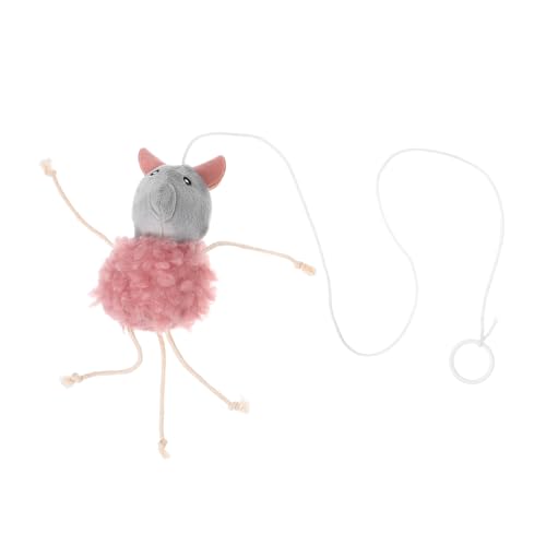 Totority Simulation necken Katzenstick Hängende Katzenspielzeuge Innenräume Katzen-Teaser-Zubehör Hängendes interaktives Katzenspielzeug Katzenspielzeugseil Garn Rosa Totority Simulation necken Katzenstick Hängende Katzenspielzeuge Innenräume Katzen-Teaser-Zubehör Hängendes interaktives Katzenspielzeug Katzenspielzeugseil Garn Rosa von Totority