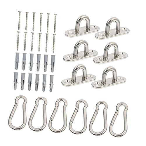 Totority robuster Karabinerhaken edelstahlhaken laufschal Heimgebrauch mauersteine stahlseil Chain schäkel Augenplatte Marine-Hakenschlaufe Marine-Karabinerhaken Rostfreier Stahl Silver Totority robuster Karabinerhaken edelstahlhaken laufschal Heimgebrauch mauersteine stahlseil Chain schäkel Augenplatte Marine-Hakenschlaufe Marine-Karabinerhaken Rostfreier Stahl Silver von Totority