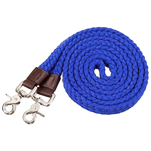 Tough 1 Pro Cotton Roping Rein Royal Blue von Tough 1
