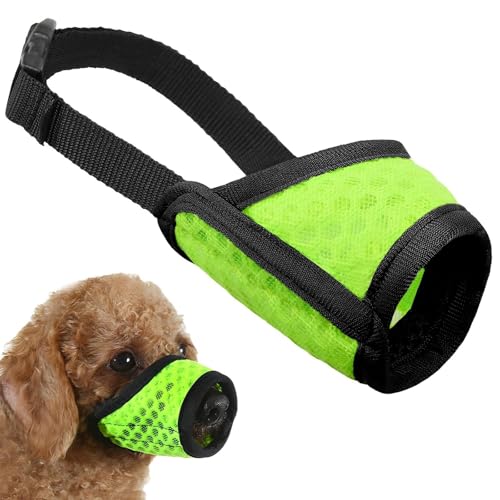 Maulkorb für kleine Hunde – atmungsaktives Mesh & strapazierfähiges Nylon Trainingsmaulkorb für Dackel, Corgi, Labor, Golden Retriever – Beiß-, Anti-Kau-Design verhindert Bellen – weiche bequeme Maulkorb für kleine Hunde – atmungsaktives Mesh & strapazierfähiges Nylon Trainingsmaulkorb für Dackel, Corgi, Labor, Golden Retriever – Beiß-, Anti-Kau-Design verhindert Bellen – weiche bequeme von Tovbmup