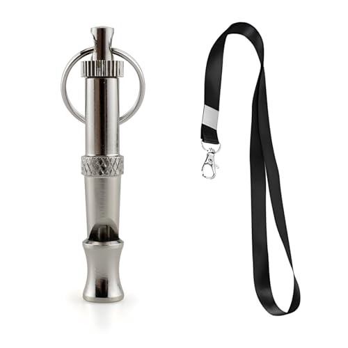 Tovbmup Hundepfeife aus Metall mit Professionelle Schlüsselband,Hunde Zubehör,Ultraschall Hundepfeife für Hundetraining, Laut und Weitreichend, Pfeifton für Hundeerziehung Tovbmup Hundepfeife aus Metall mit Professionelle Schlüsselband,Hunde Zubehör,Ultraschall Hundepfeife für Hundetraining, Laut und Weitreichend, Pfeifton für Hundeerziehung von Tovbmup
