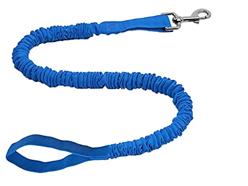 TowWhee - Super elastische Bungee-Hundeleine – leicht, perfekter Widerstand für Hunde (132,1 cm – 431,8 cm) Komfort und Sicherheit Trainingsleine (blau). von TowWhee