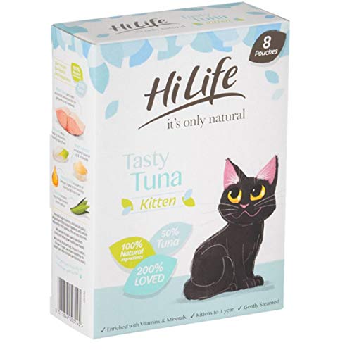 Town & Country Hilife It's Only Natural Katzen-Beutel, schmackhaftes Thunfisch, 8 x 70 g, 4 Stück von Town & Country