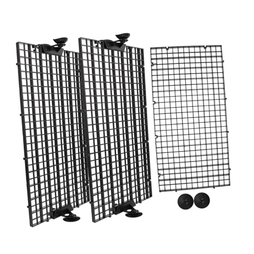 1 Satz Aquarium Trennwand Teilig Isolierendes Panel für Fischzucht mit Saugnäpfen für Gestaltung von Lebensräumen im Aquarium von Toyvian