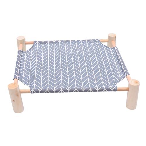 Toyvian Katzenbett Aus Holz Abnehmbares Langlebiges Haustierbett Geeignet Für Hunde Und Katzen Atmungsaktives Design Waschbar Und Bequem Für Drinnen Und Draußen von Toyvian