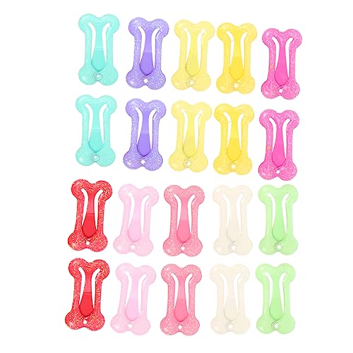 20Stücke Teiliges Katzen und Haarclip Modischer Kopfschmuck für Haustiere Haarspangen Zufälligen für Besondere Anlässe und Täglichen Gebrauch von Toyvian