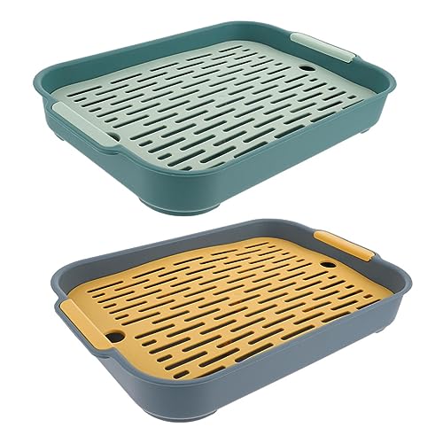 2Stücke Toilette für Haustiere Praktischer Töpfchentrainer für Kleine Wie Hamster und Meerschweinchen Rutschfestem Design und Einfachem 2Stücke Toilette für Haustiere Praktischer Töpfchentrainer für Kleine Wie Hamster und Meerschweinchen Rutschfestem Design und Einfachem von Toyvian