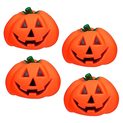 4Stücke Katzen und Quietschespielzeug Teiliges Halloween Kürbis für Haustiere Langlebiges Kauspielzeug mit Geräuschfunktion zur Beschäftigung und Schutz von Möbeln 4Stücke Katzen und Quietschespielzeug Teiliges Halloween Kürbis für Haustiere Langlebiges Kauspielzeug mit Geräuschfunktion zur Beschäftigung und Schutz von Möbeln von Toyvian