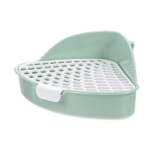 Bunny Litter Box für Kleine Fall Toilette aus Robustem Material für Meerschweinchen Hamster und Chinchillas Fördert Gewohnheiten von Toyvian
