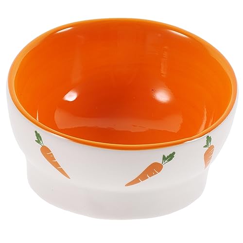 Erhöhter Keramikkatzennapf mit Rutschfester Basis Erbrechen Design für Komfortables Fressen für Katzen und Kleine Haustiere Einzigartige Form von Toyvian