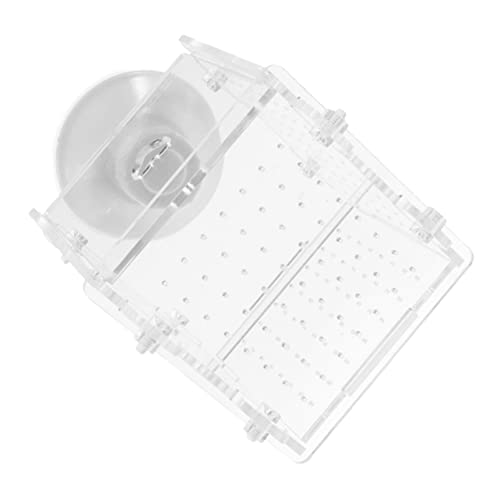 Fischzuchtbox mit Trennwand Isolierter Brutkasten für Aquarien zur Sicheren Aufzucht von Babyfischen Verhinderung von Angriffen Adulte Fische von Toyvian