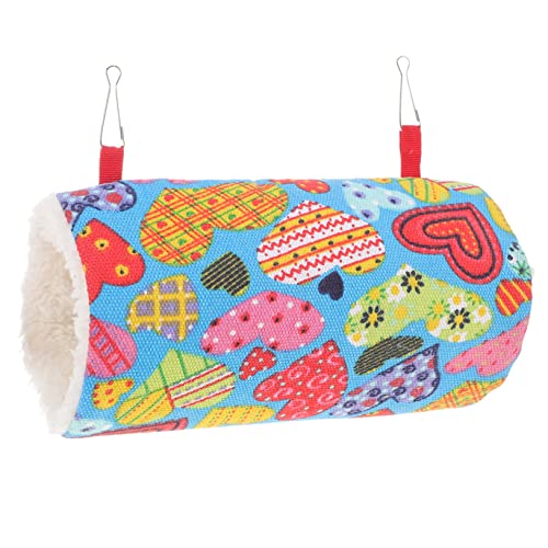 Toyvian Hamster Tunnel Spielzeug Plüsch Hängematte für Kleintiere Versteck für Hamster Ratten und Chinchillas Atmungsaktiv und Bequem für Schlafplatz und Spielbereich Toyvian Hamster Tunnel Spielzeug Plüsch Hängematte für Kleintiere Versteck für Hamster Ratten und Chinchillas Atmungsaktiv und Bequem für Schlafplatz und Spielbereich von Toyvian
