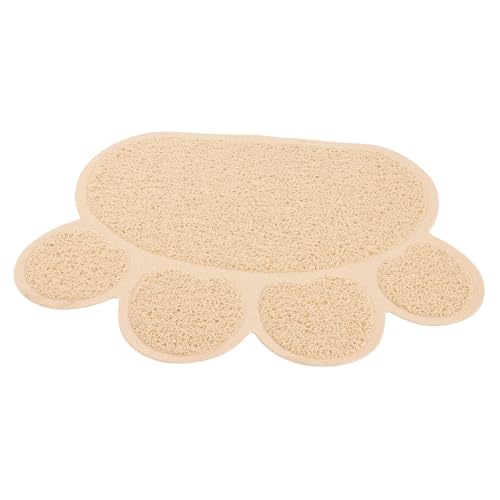 Katzenstreu Matte rutschfeste und wasserdichte Katzenklo Matte für Böden als Futter und Eingangsbereichsmatte für Haustiere von Toyvian