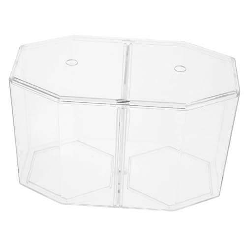 Klarer Fischzuchtkasten mit Trennwand Transparente Inkubationsbox für Kleine Fische und Garnelen Multifunktional Isolierend zu Reinigen für Aquarienhaltung von Toyvian
