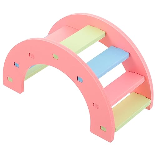 Kleintier Brücke aus Kletterleiter für Hamster Meerschweinchen Ratten Trainingsspielzeug für Haustiere Aktivität und Spielspaß von Toyvian