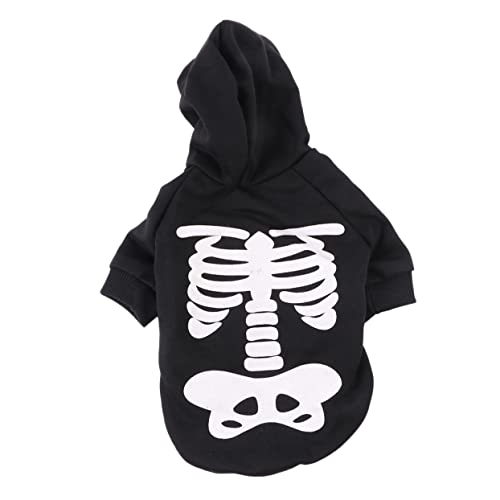 Leuchtendes Skelett Kostüm für Haustiere Halloween Hundekleidung für Kleine Katzen Maschinenwaschbar mit Einzigartigem Schädeldesign Partys Leuchtendes Skelett Kostüm für Haustiere Halloween Hundekleidung für Kleine Katzen Maschinenwaschbar mit Einzigartigem Schädeldesign Partys von Toyvian