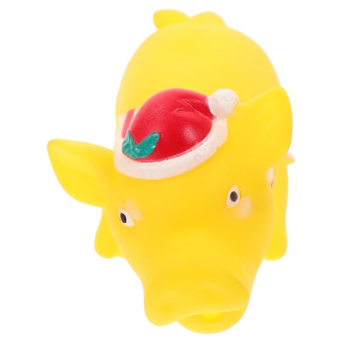 Pet Biting Toy für Lustiges Quietschendes Schwein aus Strapazierfähigem Latex Kauspielzeug für Gesunde Zähne und Zahnpflege Pet Biting Toy für Lustiges Quietschendes Schwein aus Strapazierfähigem Latex Kauspielzeug für Gesunde Zähne und Zahnpflege von Toyvian