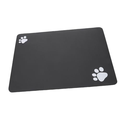 Pet Feeding Mat für Katzen wasserdichte und rutschfeste Futterunterlage mit Hoher Saugfähigkeit Praktische Napfunterlage für Böden Tiefgrau Pet Feeding Mat für Katzen wasserdichte und rutschfeste Futterunterlage mit Hoher Saugfähigkeit Praktische Napfunterlage für Böden Tiefgrau von Toyvian