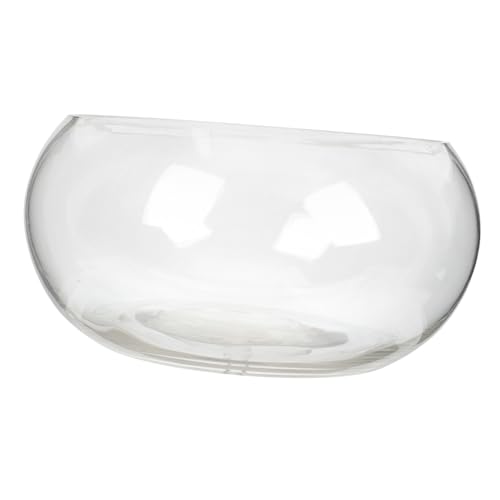 Runder Transparenter Fischglasbehälter Große Glasfischschale für Aquarien Hydroponische Pflanzen und Dekoration im Wohnzimmer oder Garten Runder Transparenter Fischglasbehälter Große Glasfischschale für Aquarien Hydroponische Pflanzen und Dekoration im Wohnzimmer oder Garten von Toyvian
