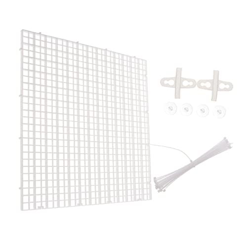 Toyvian 1 Satz Aquarium Isolation Board Teiliges Trennwand mit Saugnäpfen und Kabelbindern für Sichere Zucht von Fischen und Garnelen im Aquarium von Toyvian