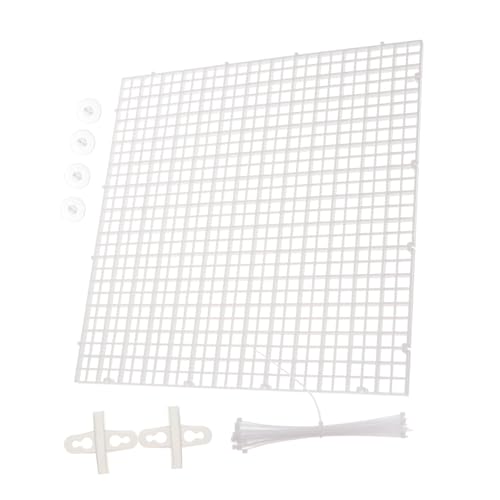 Toyvian 1 Satz Aquarium Trennwand Isolation Panel für Aquarien zur Erhöhung Überlebensrate von Jungfischen Schutz vor Aggressiven Fischen Saugnapfclips und Kabelbindern von Toyvian