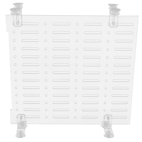 Toyvian 1 Satz Aquarium Trennwand aus Isolierende Platten für Fischzucht Einfache Installation mit Saugnäpfen und Schrauben für Aquariengestaltung von Toyvian