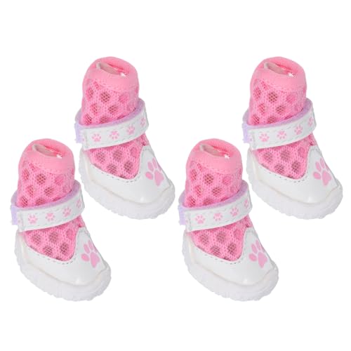 Toyvian 1 Satz Atmungsaktive rutschfeste Hundeboots aus Netzmaterial Schutz für Pfoten bei Heißem Asphalt für Sommeraktivitäten und Outdoor Toyvian 1 Satz Atmungsaktive rutschfeste Hundeboots aus Netzmaterial Schutz für Pfoten bei Heißem Asphalt für Sommeraktivitäten und Outdoor von Toyvian