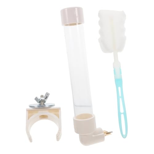 Toyvian 1 Satz Automatischer Wasserspender für Kleine Tiere Trinkflasche für Kanarienvögel und Hasen mit Berührungsempfindlichem Mechanismus Langlebig und Wiederverwendbar für Vogelkäfige von Toyvian