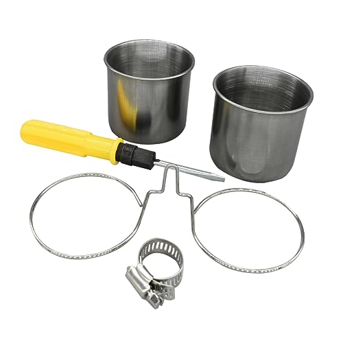 Toyvian 1 Satz Edelstahl -Food Box Tasse drinnen Papagei Futternapf füttern Pet Bird Accessoire Haustiere Heimtierbedarf Futterbehälter für Vogelständer Rostfreier Toyvian 1 Satz Edelstahl -Food Box Tasse drinnen Papagei Futternapf füttern Pet Bird Accessoire Haustiere Heimtierbedarf Futterbehälter für Vogelständer Rostfreier von Toyvian