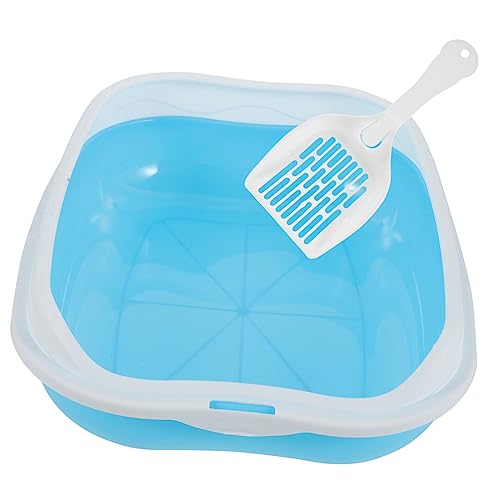 Toyvian 1 Satz Halbgeschlossene Katzenstreu Box für Kätzchen Katzentoilette aus Langlebigem Offenes Design für Optimale Luftzirkulation und Einfache Nutzung für Zuhause Tiergeschäfte und von Toyvian