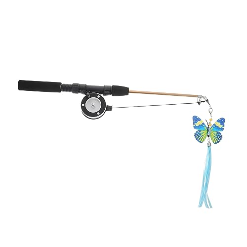 Toyvian 1 Satz Interaktiver Katzenangel mit Teaser Ausziehbarer Spielzeugstock für Kätzchen Fördert Aktivität und Spielspaß Perfektes Katzenspielzeug zur Stärkung Bindung zwischen Tier und Toyvian 1 Satz Interaktiver Katzenangel mit Teaser Ausziehbarer Spielzeugstock für Kätzchen Fördert Aktivität und Spielspaß Perfektes Katzenspielzeug zur Stärkung Bindung zwischen Tier und von Toyvian