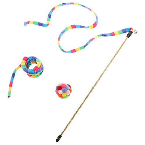Toyvian 1 Satz Kätzchen-Teaser- Stöcke Katzenspielzeug für drinnen Zauberstab Katzen interaktive Spielzeuge Katze Lure Toy für Katzen Plüsch Toyvian 1 Satz Kätzchen-Teaser- Stöcke Katzenspielzeug für drinnen Zauberstab Katzen interaktive Spielzeuge Katze Lure Toy für Katzen Plüsch von Toyvian