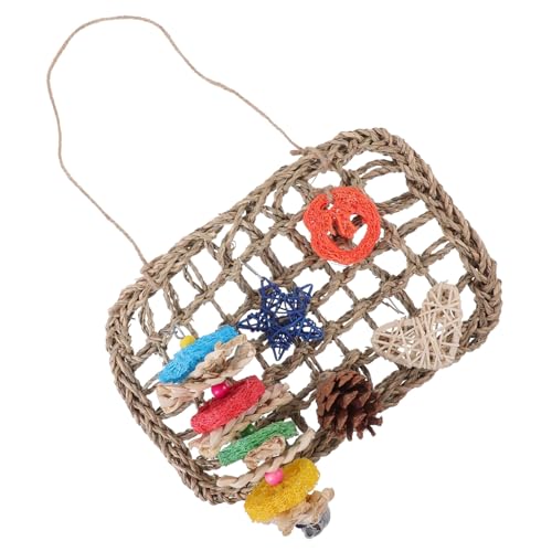 Toyvian 1 Satz Kaninchenkäfigspielzeug Hasenspielzeug drinnen Kauhasen Zubehör Hasenstall Hase kaut Hasen-Kauspielzeug interessantes Kaninchen-Kauspielzeug Haustierspielzeug Wasserpflanzen von Toyvian