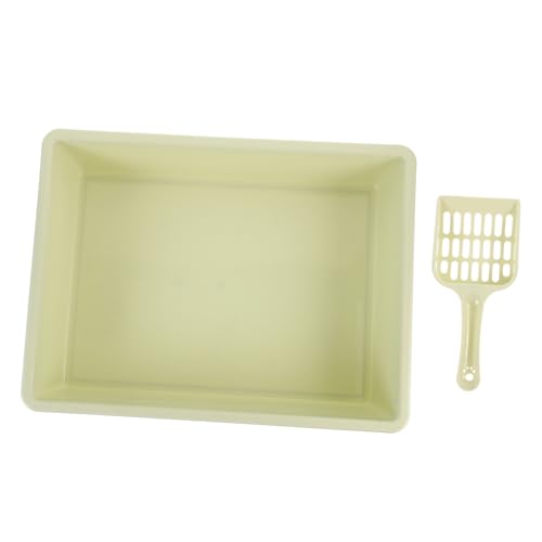 Toyvian 1 Satz Katzenstreu Box Offene Katzentoilette mit Katzentoilette Klein Katzenschaufel Für Tiergeschäfte Wohnzimmer Badezimmer Toyvian 1 Satz Katzenstreu Box Offene Katzentoilette mit Katzentoilette Klein Katzenschaufel Für Tiergeschäfte Wohnzimmer Badezimmer von Toyvian