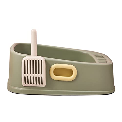 Toyvian 1 Satz Katzentoilette Bedeckt Einseitig Drinnen Halb Wurf Klein Seicht Haustier Katzenstreu Heimtierbedarf Grün Plastik Toyvian 1 Satz Katzentoilette Bedeckt Einseitig Drinnen Halb Wurf Klein Seicht Haustier Katzenstreu Heimtierbedarf Grün Plastik von Toyvian