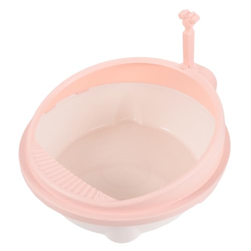 Toyvian 1 Satz Katzentoilette Drinnen Katzenstreuboxen Halb Behälter Mülleimer Klein Scoop Bedeckt Groß Wurf Krämpfleiste Für Kätzchen Aufbewahrung Von Katzenstreu Plastik Rosa Toyvian 1 Satz Katzentoilette Drinnen Katzenstreuboxen Halb Behälter Mülleimer Klein Scoop Bedeckt Groß Wurf Krämpfleiste Für Kätzchen Aufbewahrung Von Katzenstreu Plastik Rosa von Toyvian