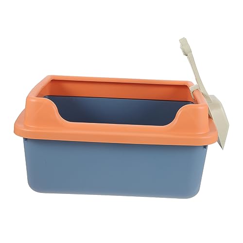 Toyvian Offene Katzentoilette Für Kätzchen Großes Fassungsvermögen Robuste Katzentoilette Aus Einfache Reinigung Mit Schaufel Niedrige Öffnung Für Bequemen Zugang Toyvian Offene Katzentoilette Für Kätzchen Großes Fassungsvermögen Robuste Katzentoilette Aus Einfache Reinigung Mit Schaufel Niedrige Öffnung Für Bequemen Zugang von Toyvian