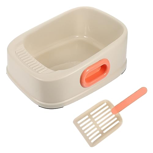 Toyvian 1 Satz Katzentoilette Katzenklo Katzensandpfanne Pads Mülleimer Halbgeschlossenes Katzentöpfchen Wurf katzenstreu Haustiertoiletten Haustierkatzenbecken Plastik Toyvian 1 Satz Katzentoilette Katzenklo Katzensandpfanne Pads Mülleimer Halbgeschlossenes Katzentöpfchen Wurf katzenstreu Haustiertoiletten Haustierkatzenbecken Plastik von Toyvian