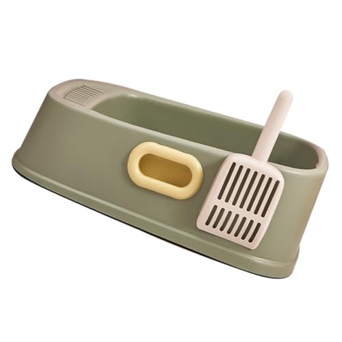 Toyvian 1 Satz Katzentoilette seicht einseitig Wurf bedeckt drinnen halb katzenstreu Toilettenartikel für Haustiere Haustiertoiletten Haustiertoilette im Freien Heimtierbedarf Plastik Grün Toyvian 1 Satz Katzentoilette seicht einseitig Wurf bedeckt drinnen halb katzenstreu Toilettenartikel für Haustiere Haustiertoiletten Haustiertoilette im Freien Heimtierbedarf Plastik Grün von Toyvian