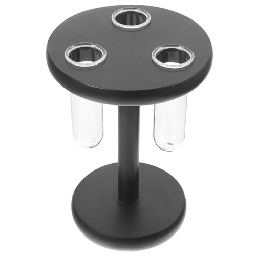 Toyvian 1 Satz Kerzenständer aus Glas drinnen Pflanzenregal Gartendekor Luftpflanzen Terrarienset Anlage Terrarium mit Holzständer Blumenvase Vermehrungsstation für Pflanzen Buche Schwarz Toyvian 1 Satz Kerzenständer aus Glas drinnen Pflanzenregal Gartendekor Luftpflanzen Terrarienset Anlage Terrarium mit Holzständer Blumenvase Vermehrungsstation für Pflanzen Buche Schwarz von Toyvian