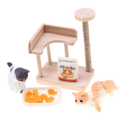 Toyvian 1 Satz Klettergerüst Für Katzen Miniatur-katzenspielzeug Puppenhaus Katzenturm Katzenkratzer Aus Sisal Kinder Spielen Hausspielzeug Kratzbaum Für Kätzchen Hölzern Die Katze Statue Toyvian 1 Satz Klettergerüst Für Katzen Miniatur-katzenspielzeug Puppenhaus Katzenturm Katzenkratzer Aus Sisal Kinder Spielen Hausspielzeug Kratzbaum Für Kätzchen Hölzern Die Katze Statue von Toyvian